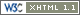 valida xhtml 1.1